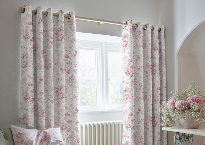 Shabby Chic by Rachel Ashwell Romantic Rose, Pink - Made to Measure Curtains - Image 5